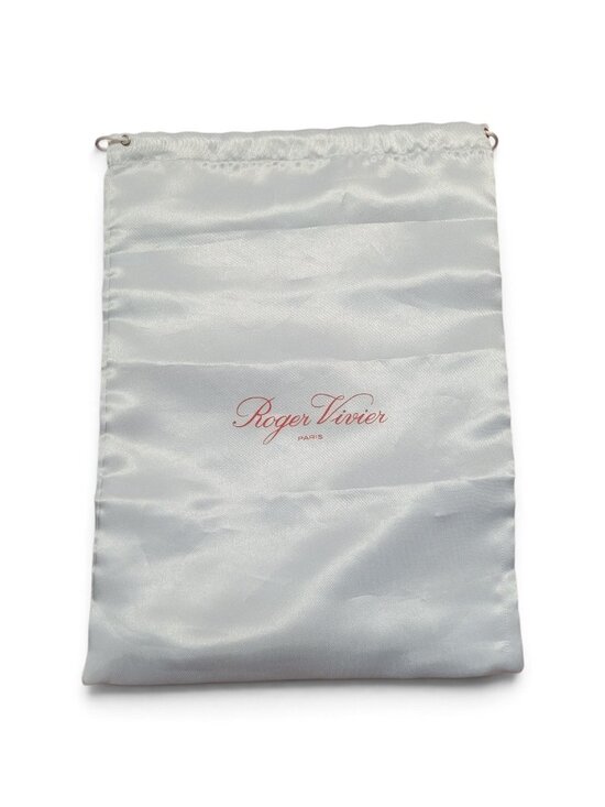 Roger Vivier Handbags - Roger Vivier Paris Dust Bag Empty Satin Drawstring Decorative Storage Travel